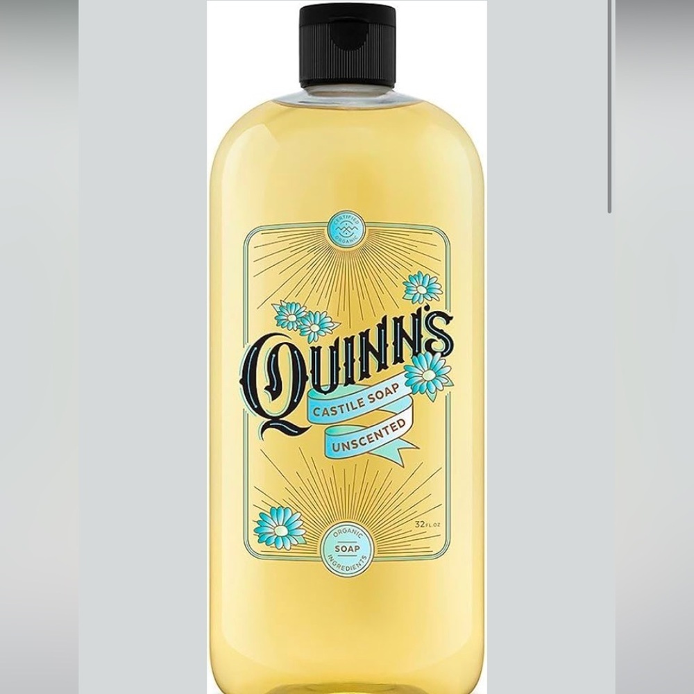 Quinn’s organic Castile soap new in package